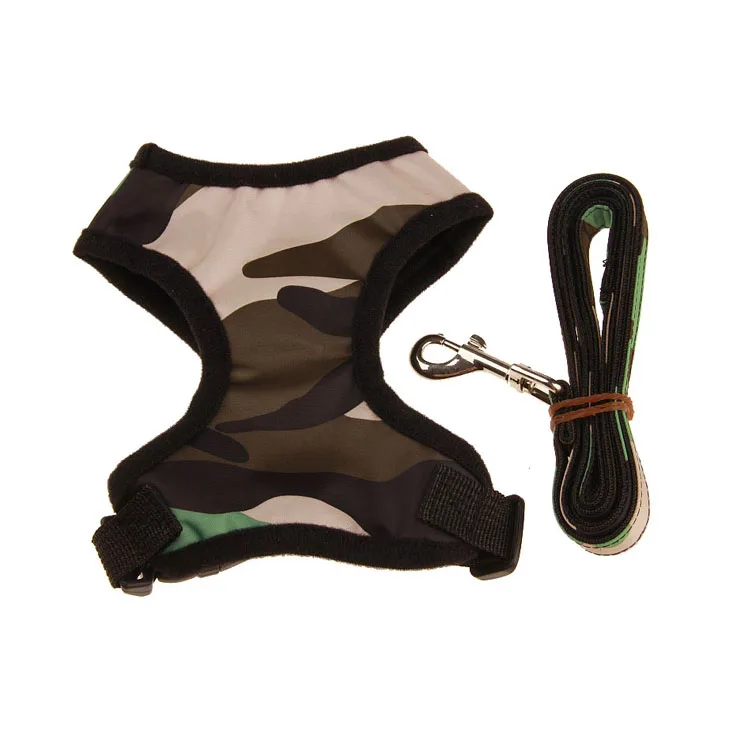 

Wholesale Cute Safety Pet Cats Dogs Harness Leash With Matching Color Leash, 8 colors