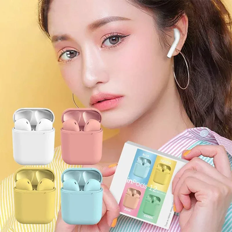 

2019 Factory Price BT 5.0 Wireless Earphone i12 TWS Earbuds Wireless Headphone With Hand Touch Earphone