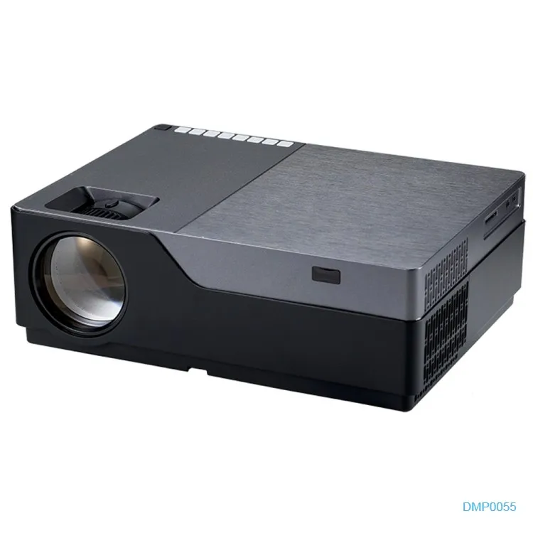 

AUN M18 Full HD LCD Min Smart 4K Projector with Remote Control in cheap price, White