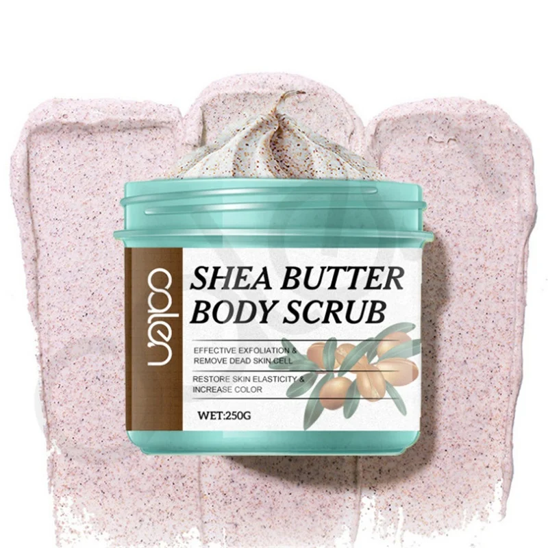 

Natural Organic Shea Butter Vitamin E Niacinamide Whitening Spa Body Scrub Exfoliating Moisturizing Oil-Control Deep Cleansing