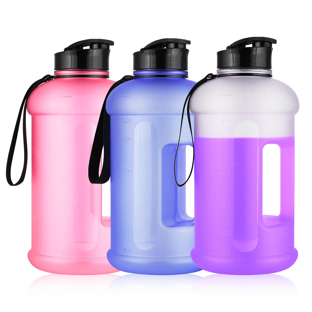Factory Price 1.3l Bpa Free Gym Water Bottle Frosted Color Bpa Free