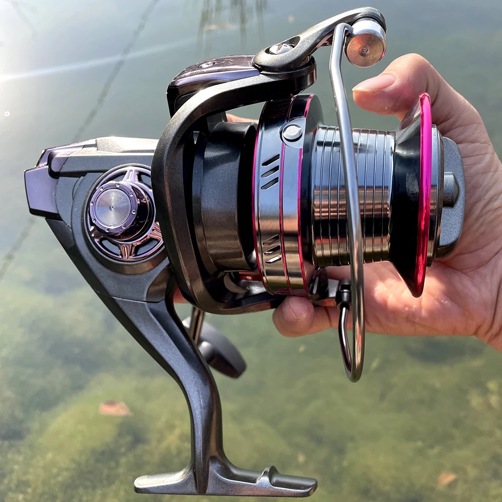 

20-30KG Max Drag Power surf cast Spinning Reel Reel for Bass Pike Fishing 9000 10000 12000 Sea Boat Fish Reels Moulinet Peche