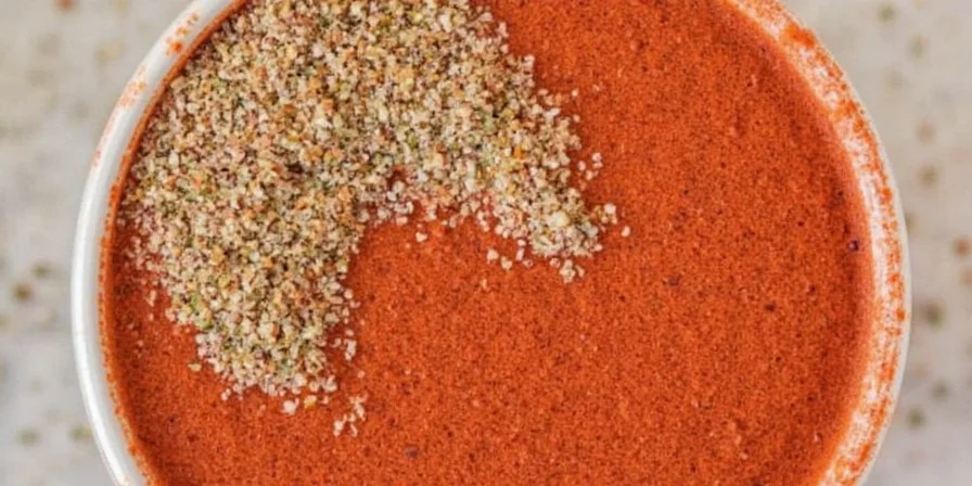 Chorizo seasoning displayed in a modern kitchen