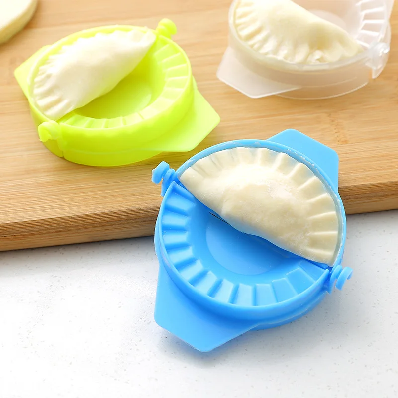 

DIY Dumplings Tool Top Good Quality Dumpling Jiaozi Maker Device Easy Dumpling Mold Clips Cozinha Kitchen Accessories