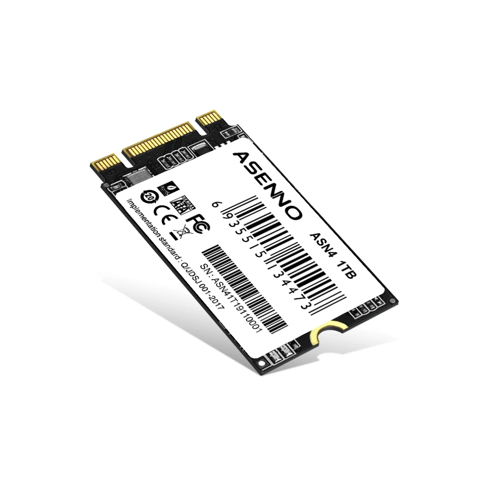 

ASENNO SSD M.2 NGFF 2242 120GB 240GB 512GB 1T 2T accept OEM ODM wholesale internal hard drives for desktop