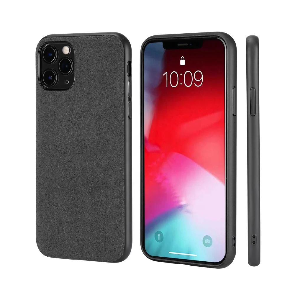 

2020 New High Quality Suede Phone Cover for Alcan tara suede Case for iphone 11