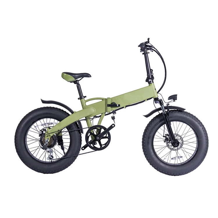 

2022 New arrival 20 inch 48V 500w hidden lithium battery fat folding electric bike/foldable e bicycle