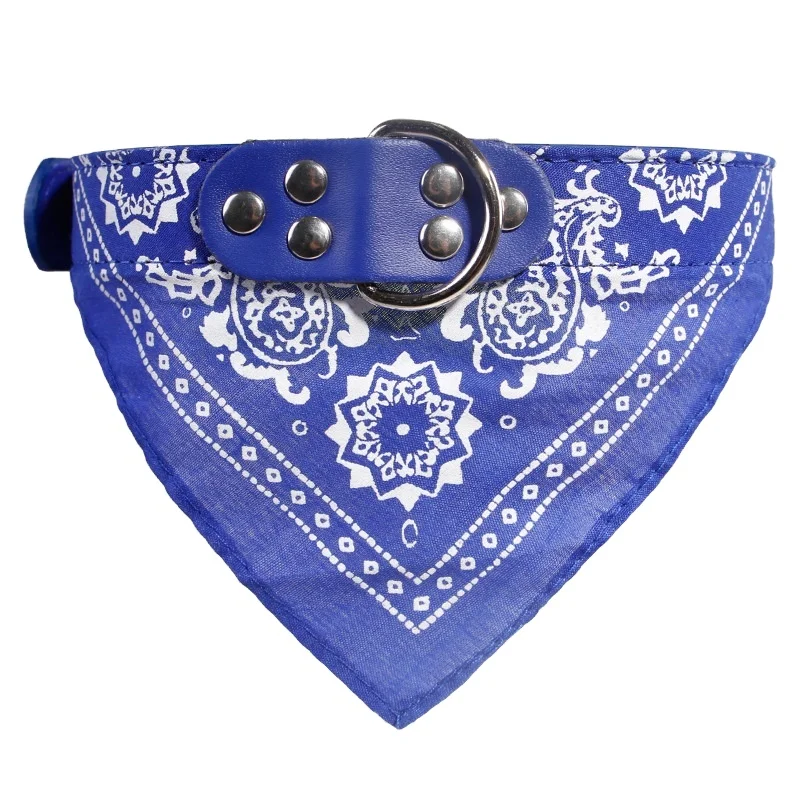 

Pet Cats Dog Collar Bibs Bandanas Bow Tie Small Dog Teddy Scarf Pet Supplies Jewelry Triangle Scarf Saliva Towel, As showing
