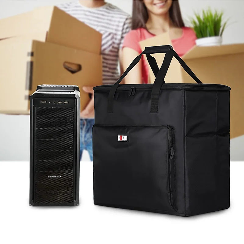 

BUBM desktop Computer carrying case Host Monitor Desktop PC Bag, Black