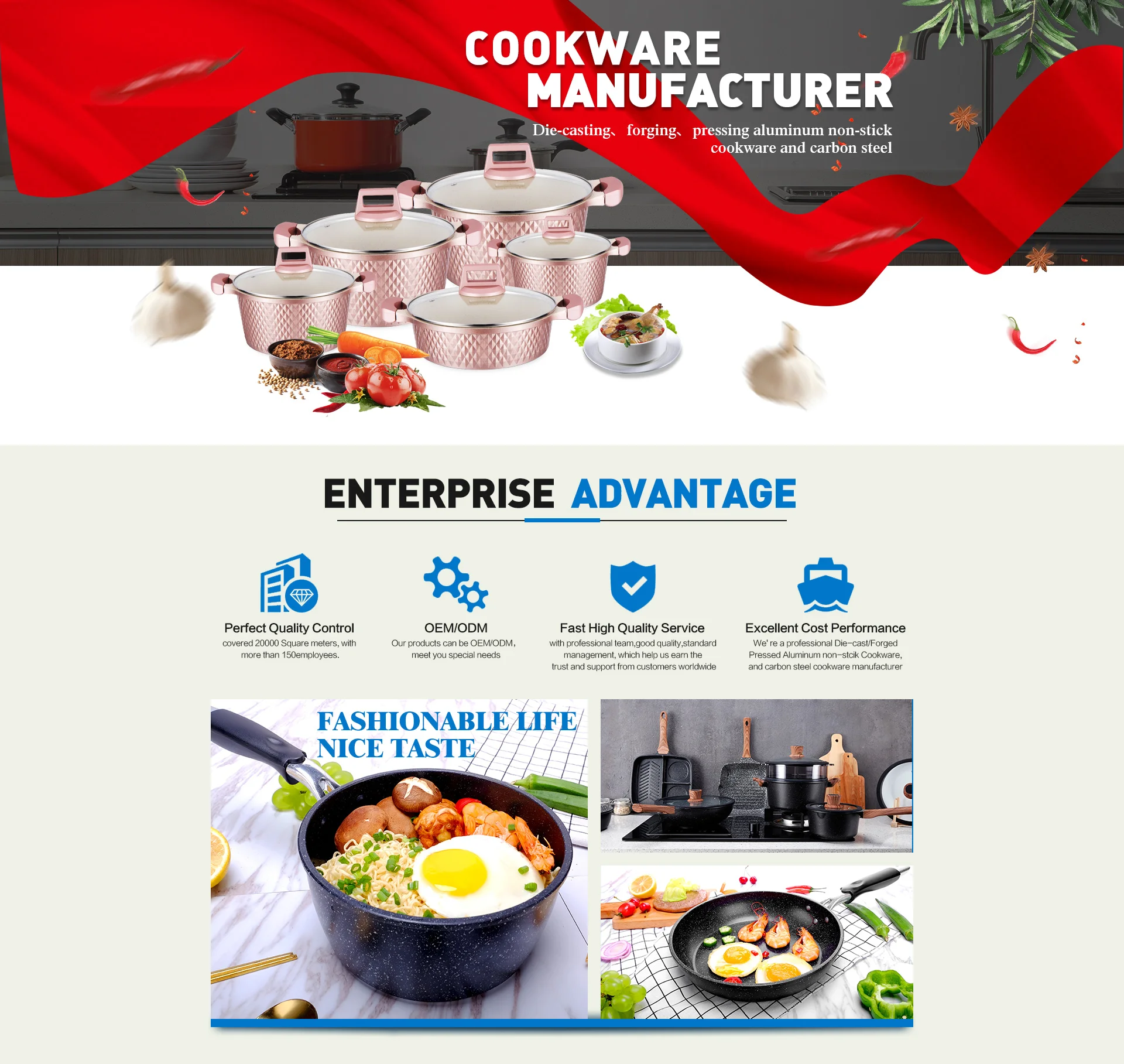 Zhejiang Huochu Cookware Co., Ltd. Die Cast Aluminum Cookware, Aluminum Cookware
