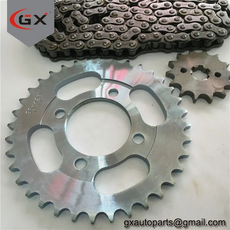 Motorcycle Sprocket Set Chain Sprocket Xrm125 428 36 14t 104l Wave125 Smash With Big Small