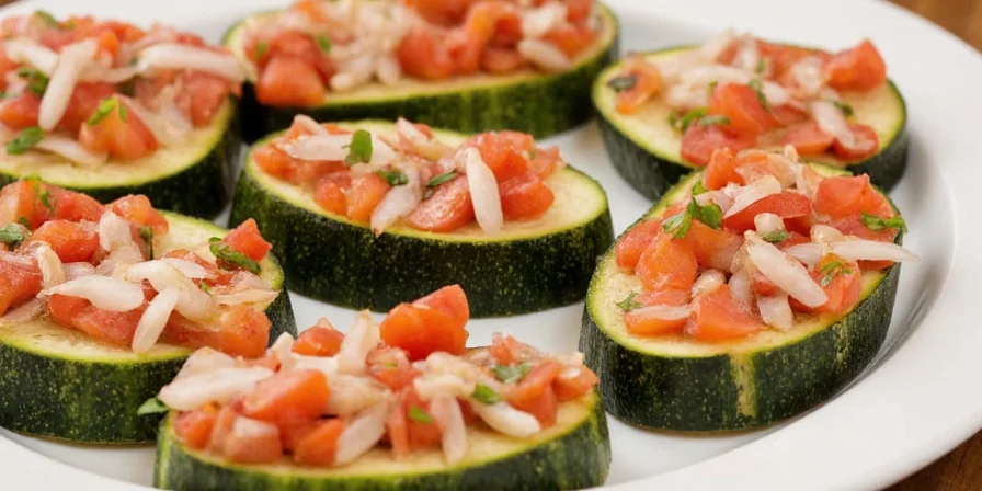 Scientific illustration showing spice molecule absorption in zucchini