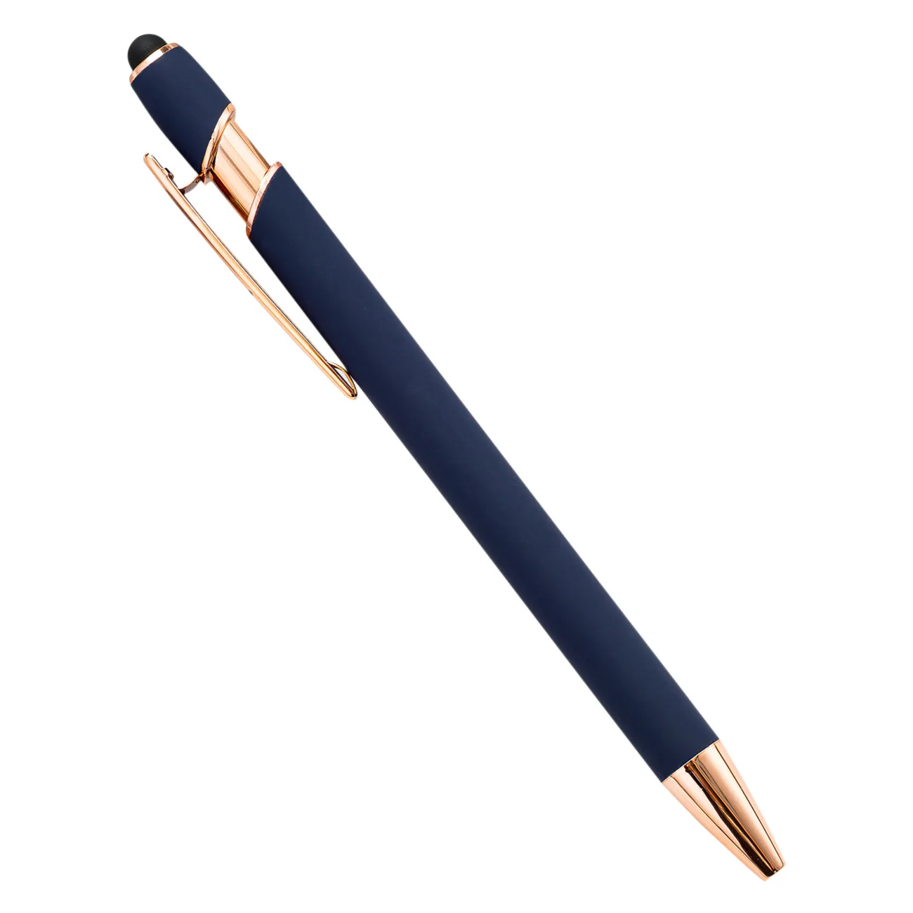 

Wholesale High-end Gold Trims Stylus Pen Custom Logo Metal Ball Pen Business Pen for Gift