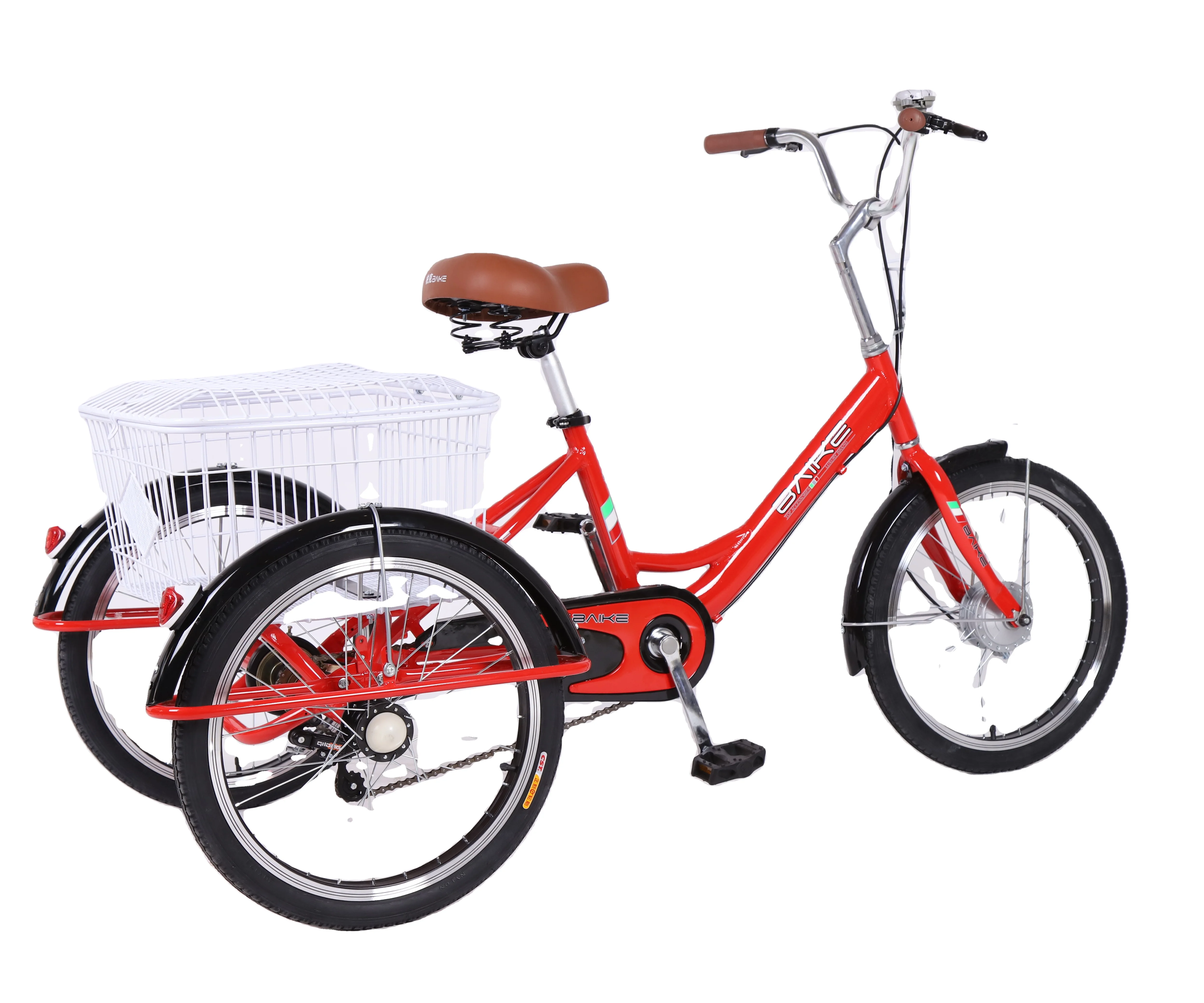 Adult Manpower Tricycle Bike 3 Wheels Adult Tricycle For Old People ...