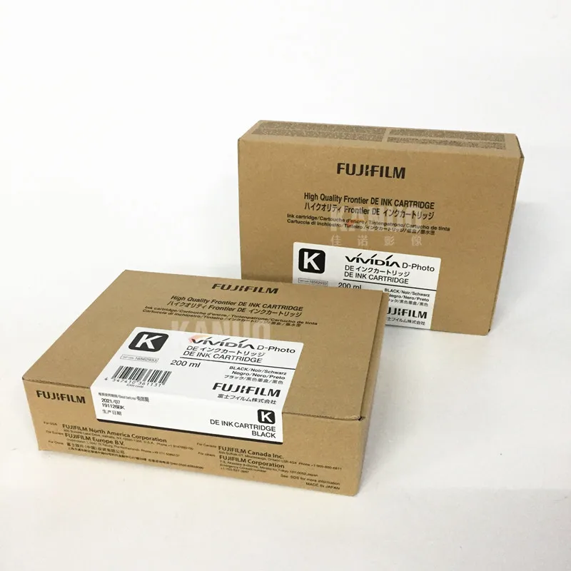 Fuji Ink Fujifilm DE100 Original Black Ink Cartridge 200ml - Ideal for ...