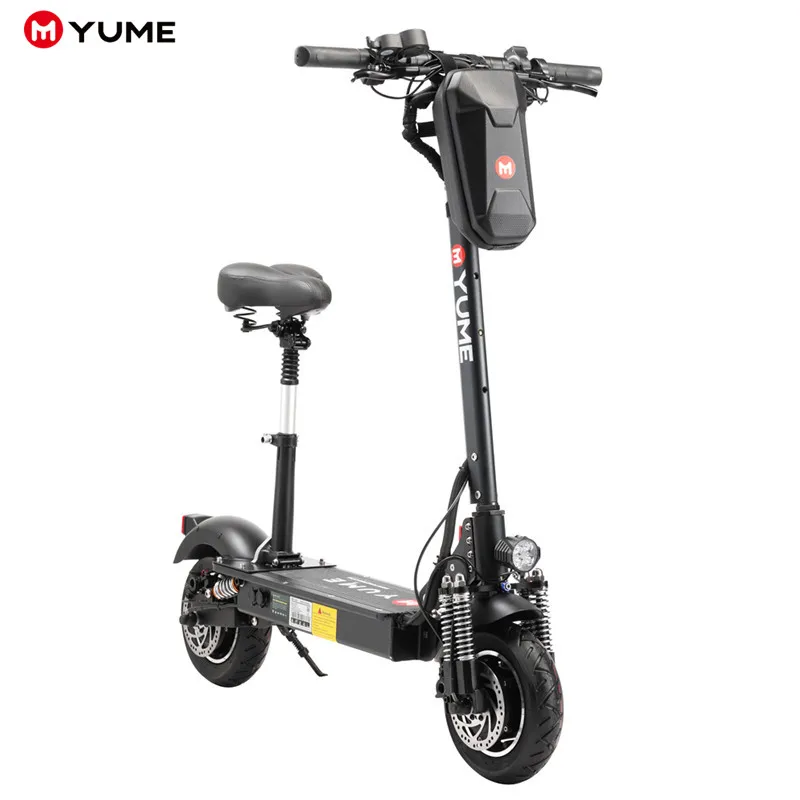 

YUME Germany warehouse 2000w electric scooter oil brake 2 wheel 10 inch tire folding scooter adult