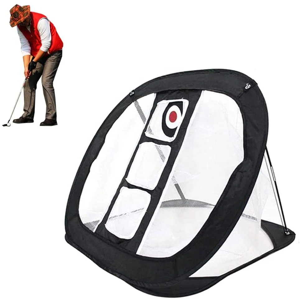 

Golfing Training Aids Golf Practice Chipping Net Collapsible Portable Golf Hitting Net Backyard Driving and Swing