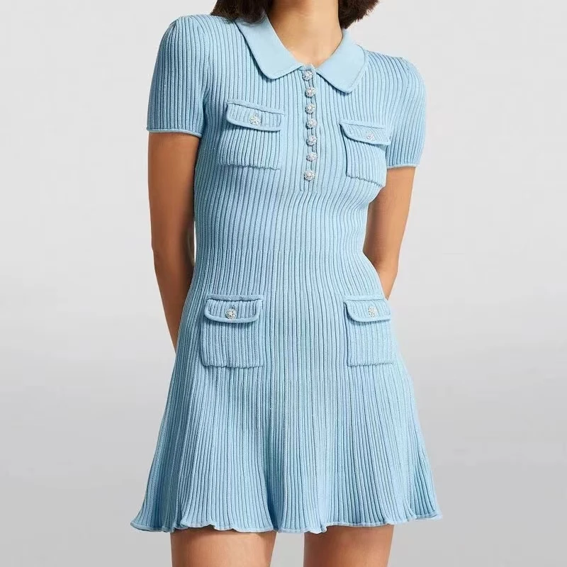 Sequin Knitted Mini Dress