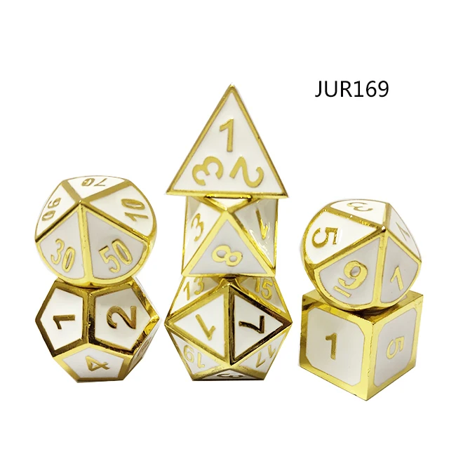 
Zinc alloy promotion gift sets custom 20 sided dice printed with colors manufacturer direct for sale 