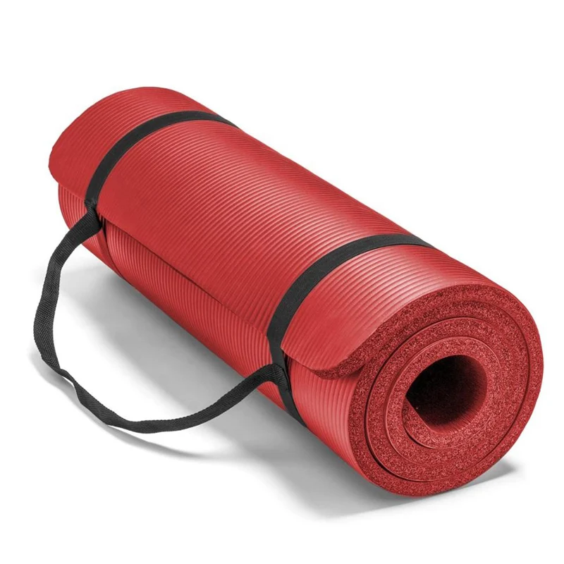 

wholesale 1/2 inch premium fitness screen print NBR exercise yoga mat
