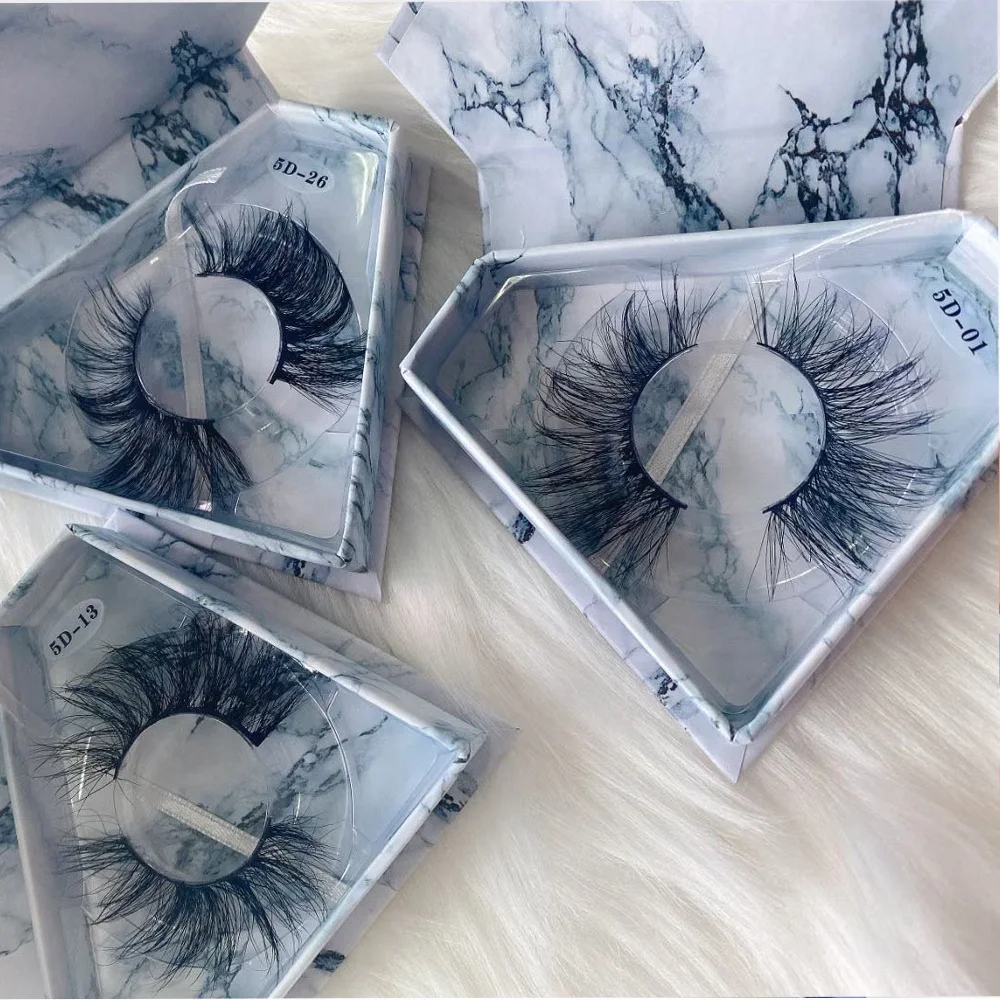 

Free Sample New Design 5D Individual lashes private label mink eyelashes Eyelash packaging