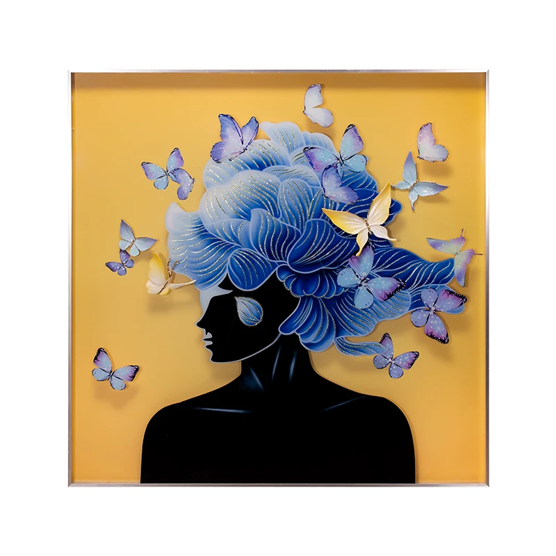 

New lady picture Decorative hot sell wall art ,home decoration