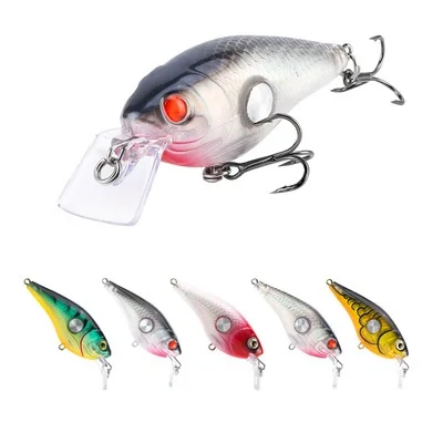 

YDM 55mm/10g Hard Fishing Lures Floating Wobblers Crank Hard Bait Sea Carp Fishing Lure Set