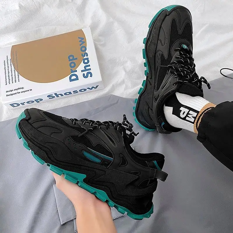 

mens sneakers 2021 Messi's same style Hong Kong style male daddy shoes Hong Kong luxury style wholesale shoes Men's Casual Shoes
