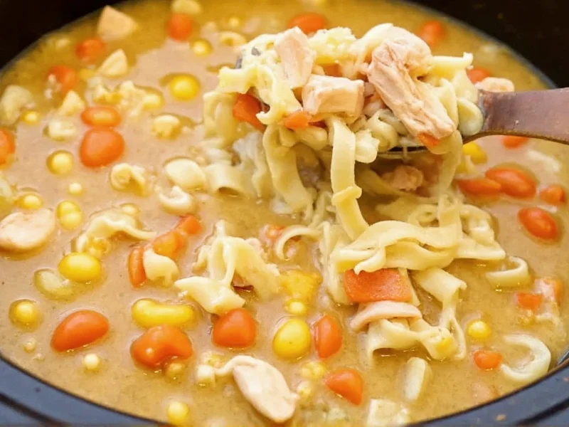 Perfect Crockpot Chicken Noodle Soup Recipe in 6 Steps