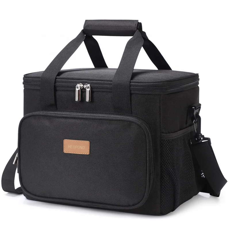 

Hot Sales Large Adults Insulated Cooler Lunch Bag BPA free Waterproof Cooling Thermal Lunch Food Bag For Women Men Fast Shipping