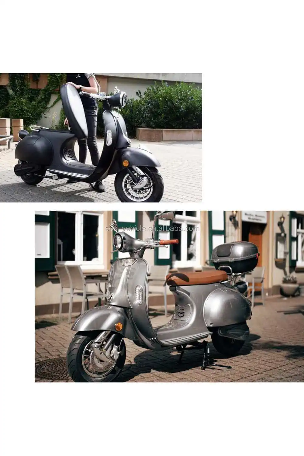 复古vespa高性能电动滑板车