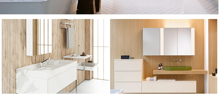 OEM factory customized fashion custom simple design modern hotel mirror bathroom cabinet