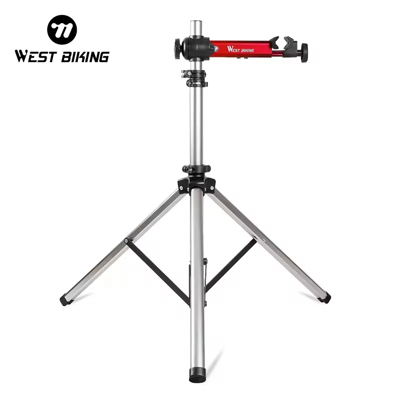 WEST BIKING Home Portable Bike Adjustable Repair Stand Professional Maintenance Repair Tool for Mountain MTB Road Bike
