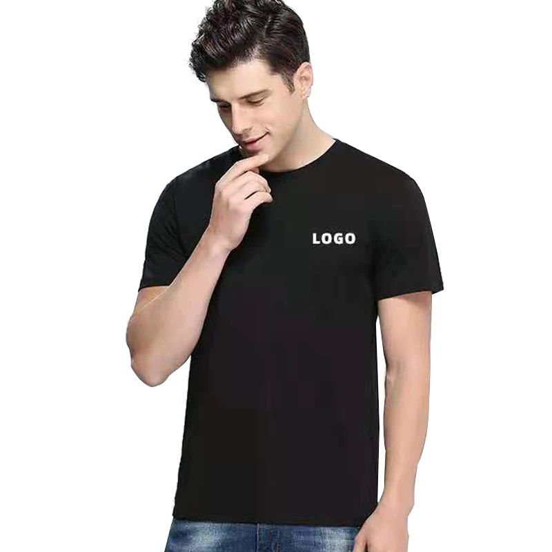 

masculinas 100% algodao camiseta de marca, Depends on pantone color card