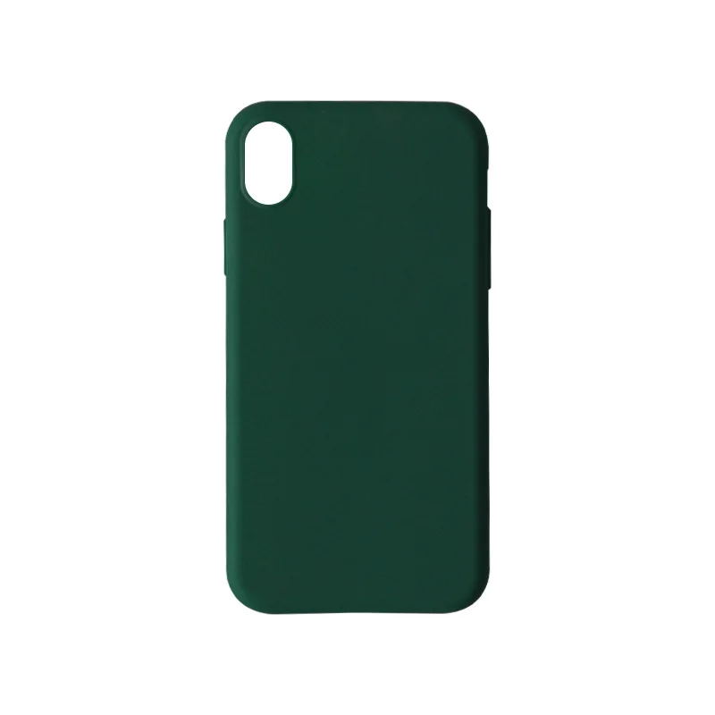 

OEM Soft Liquid Silicone case For Apple For iphone X/XS/XS MAX Silicone Phone Case with microfiber and logo, 13 colors