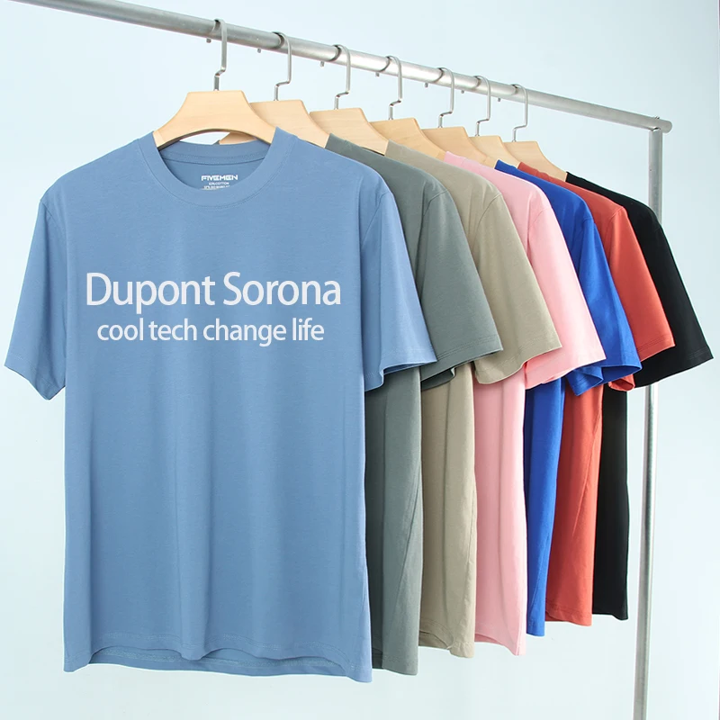 

wholesale sorona fabric cool feel basic tshirt men regular fit t shirt quality cotton women's/men's t-shirt