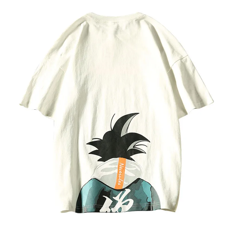 

top sale fashion Goku printing short sleeve tshirt cotton loose version Unisex tshirt