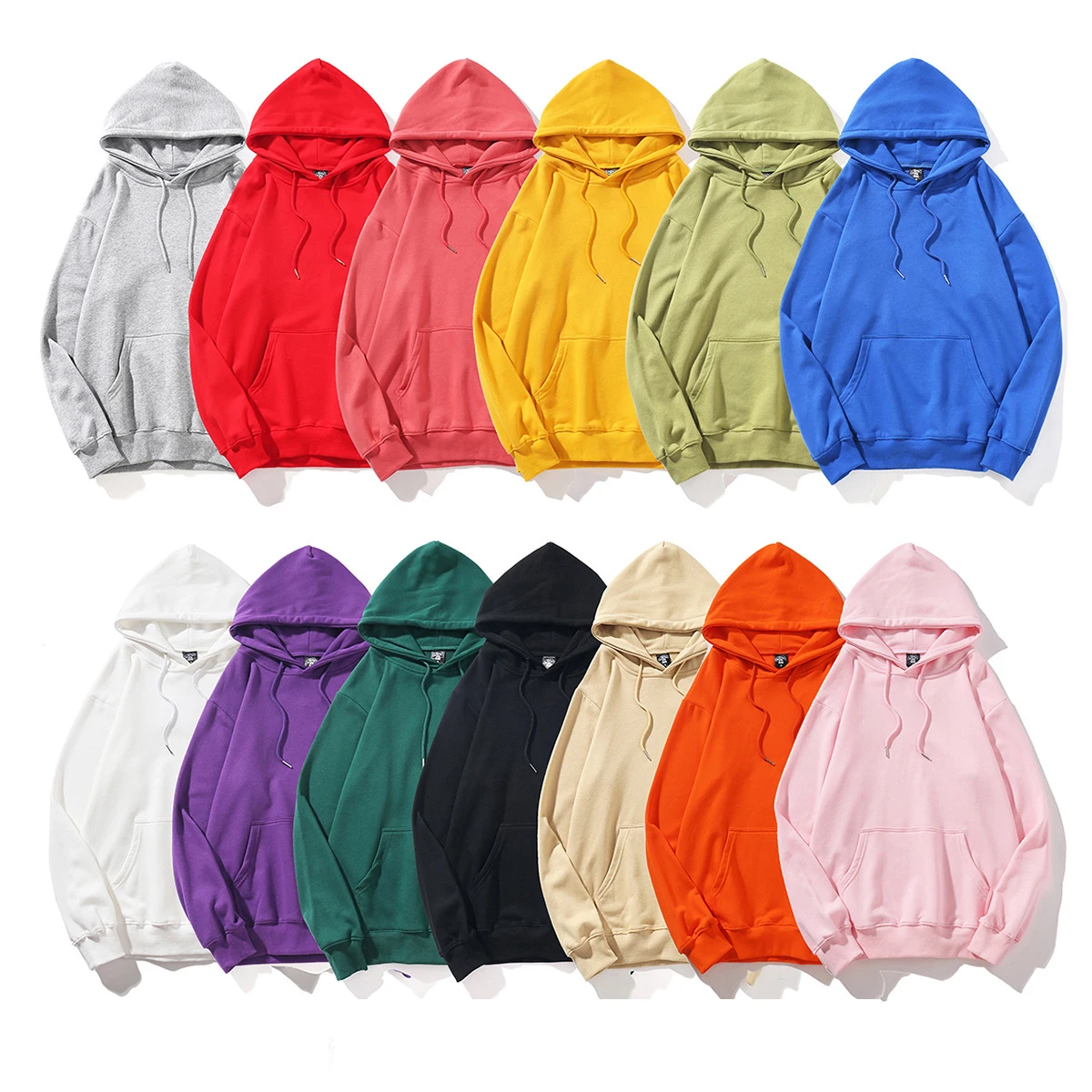 

custom logo pullover plain oversized 100% cotton printed men hoodies