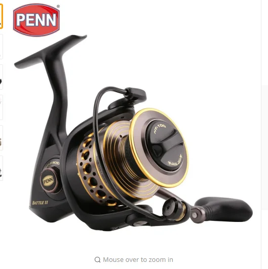 

Hunt House penn BTL II 3000 spinning reel top quality wholesale sea bass fishing reels, Gold