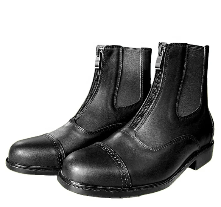 

Unisex Adult ,Child ,Horse Equestrian riding boots Front Zip Paddock Boots