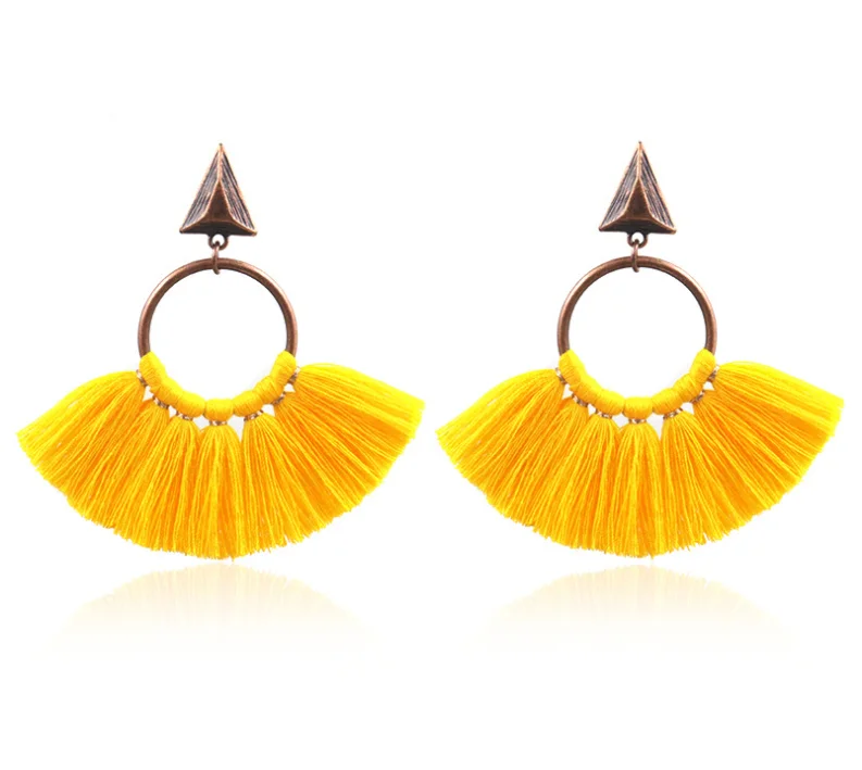 

Factory Wholesale Products women's latest fashion earrings party tassel earrings, As picture