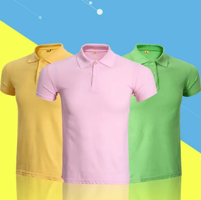 

Polo shirt company group clothing outdoor activities men and women cultural shirts custom, 7 colors