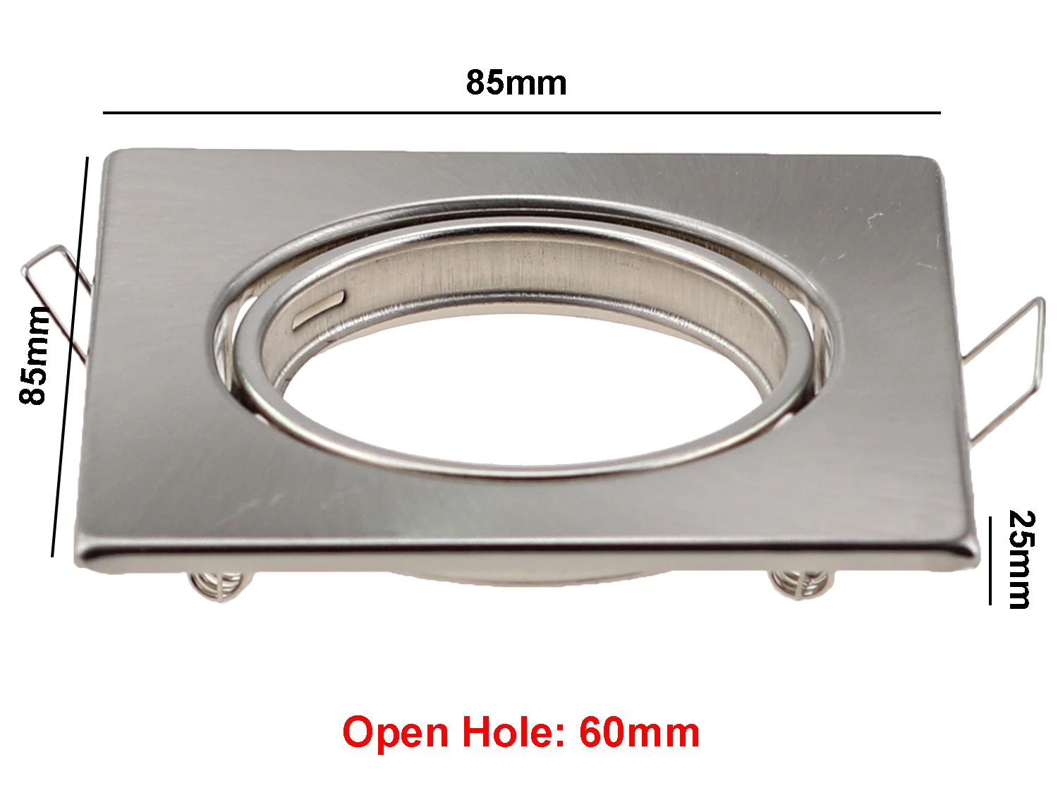 Cut Hole 60mm Recessed Mr16 Ceiling Light Frame Gu10 Light Fixtures Spot LED Lighting