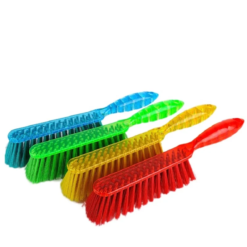 

Factory Direct Supply 5268 Crystal Color Wool Multi-Purpose Bed Brush Plastic Dusting Brush Clothing Furniture Cleaning Brush