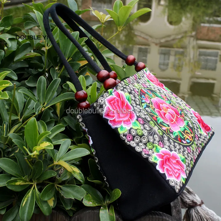 Wildflower Embroidered Tote | Paper Source