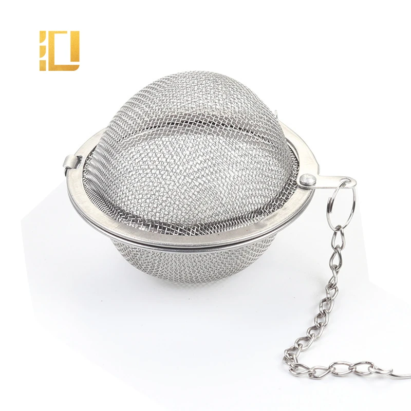 

Food Grade Ball Shape Tea Accessories Stainless Steel Tea Infuser, Sliver