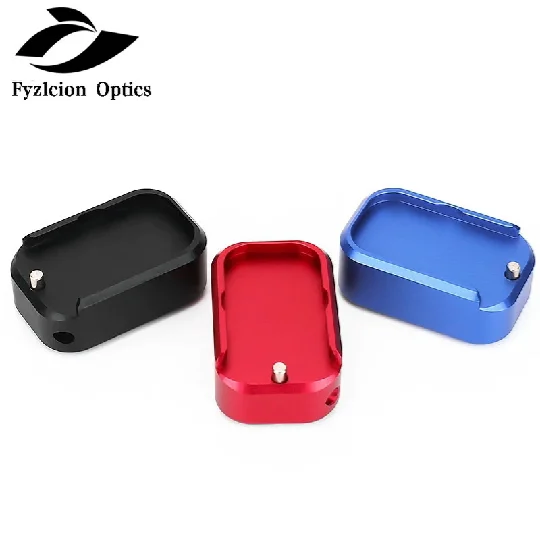 

Tactical Competition Base Pad for Standard Sized Glocks 9/40 +0, Black/red/blue