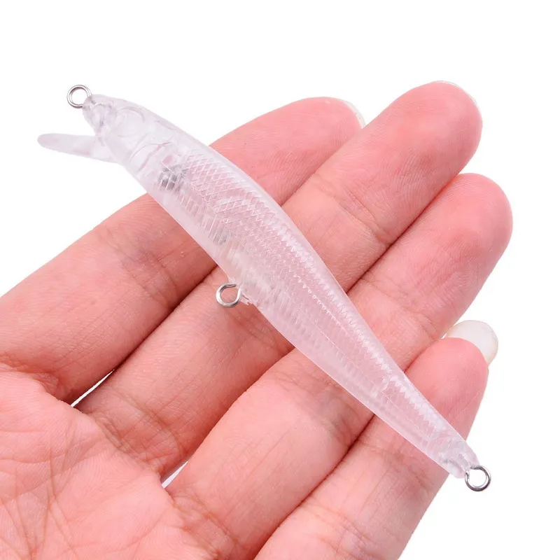 

Blank Hard Lure 8.5cm/4g Minnow, Unpainted Trout Fishing Bait, Wobblers