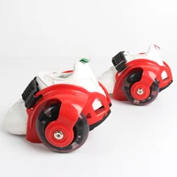 

Landergo kids flashing detachable roller skate shoes with LED flashing PU PVC Wheels ( CE / KC )