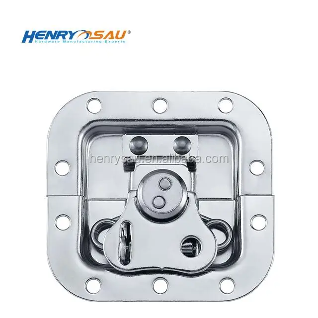 Chinese Latch Lock Chrome Plating Butterfly Latch Steel Twist Draw Latch Lock For Case